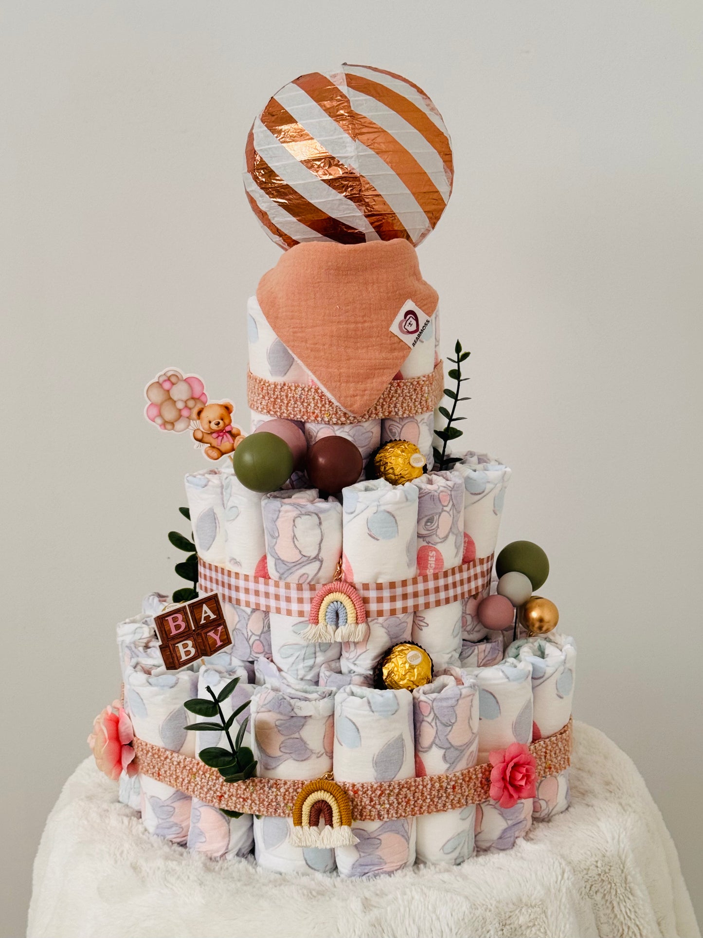 Up And Away Nappy Cake